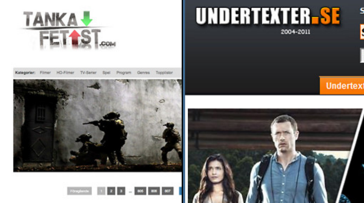 Polis, Upphovsrätt, undertexter,  Textning,  Torrentsajt, Tankafetast, Åklagare